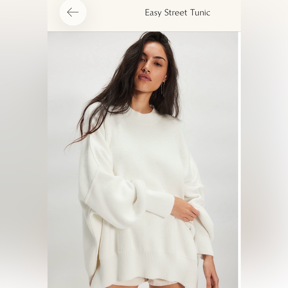 Free People Easy Street Tunic Sweater